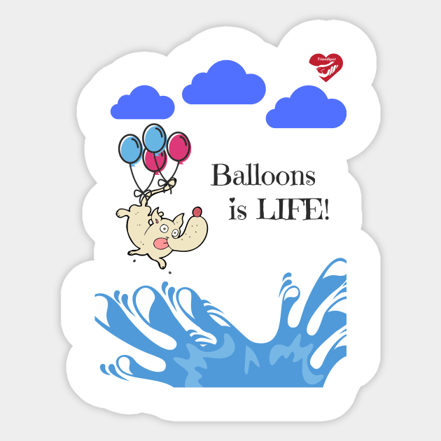 Balloon Dog Sticker by Friendipets